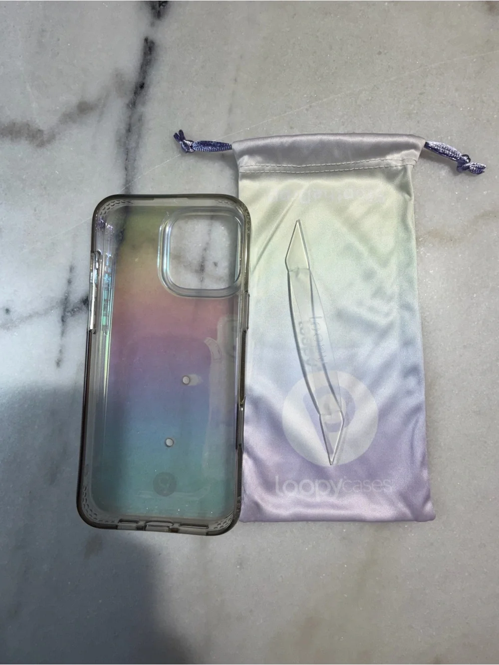 Loopy Case transparent iridescent